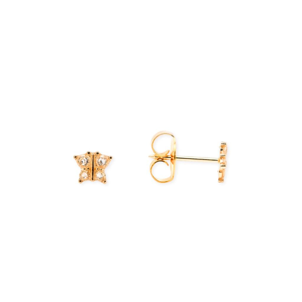 14K Solid Gold Butterfly Piercing - SkinKandy | Body Jewellery & Piercing Online Australia
