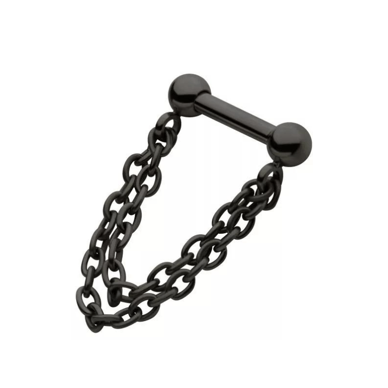 Titanium Threadless Two Tier Chain Segment - SkinKandy | Body Jewellery & Piercing Online Australia