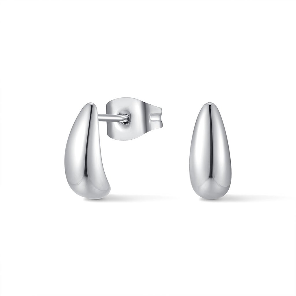 316L Stainless Steel Teardrop Stud Earring - SkinKandy | Body Jewellery & Piercing Online Australia