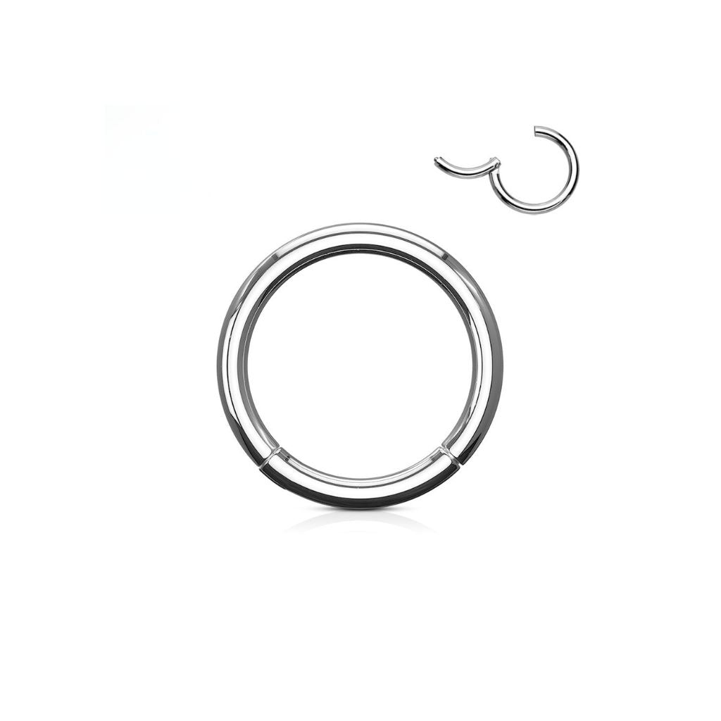 316L Surgical Steel Hinged Segment Ring Piercing
