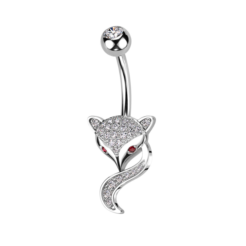 Fox belly deals button ring