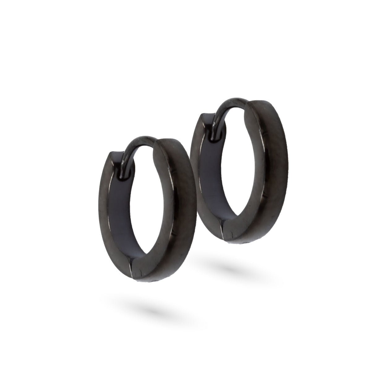 Edged Huggie Hoop Earrings - SkinKandy | Body Jewellery & Piercing Online Australia