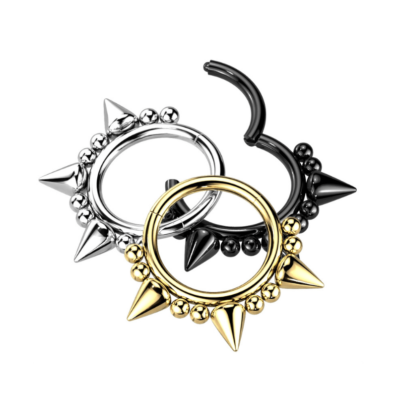 Spikes and Beads Segment Ring