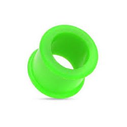 Flexible Silicone Double Flat Flared Tunnel - SkinKandy | Body Jewellery & Piercing Online Australia