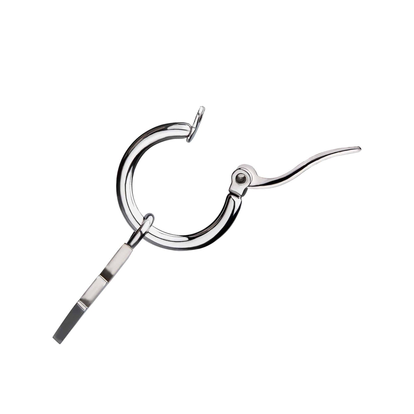 Lightning Bolt Charm Hoop Earrings - SkinKandy | Body Jewellery & Piercing Online Australia