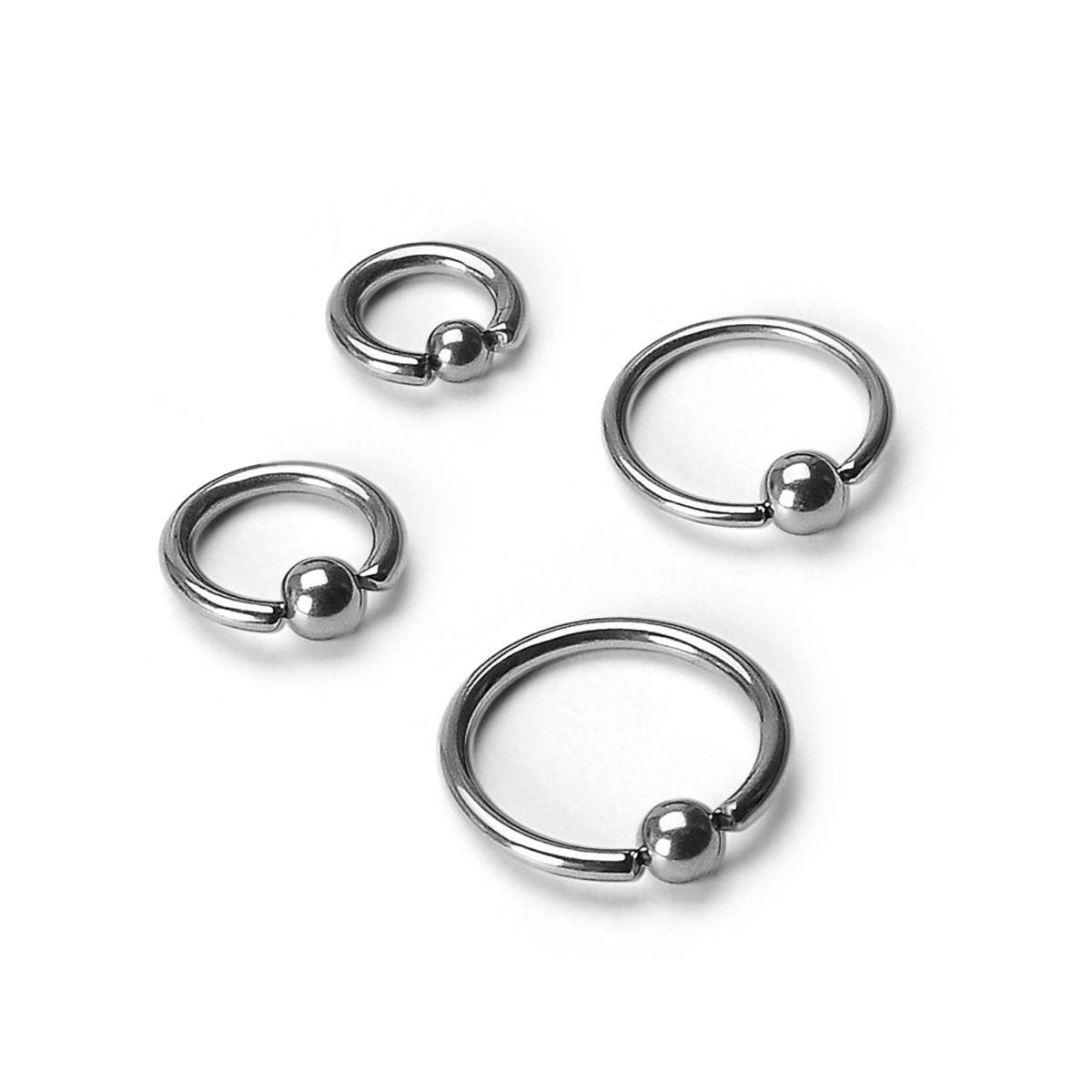 Titanium Ball Closure Ring - SkinKandy | Body Jewellery & Piercing Online Australia