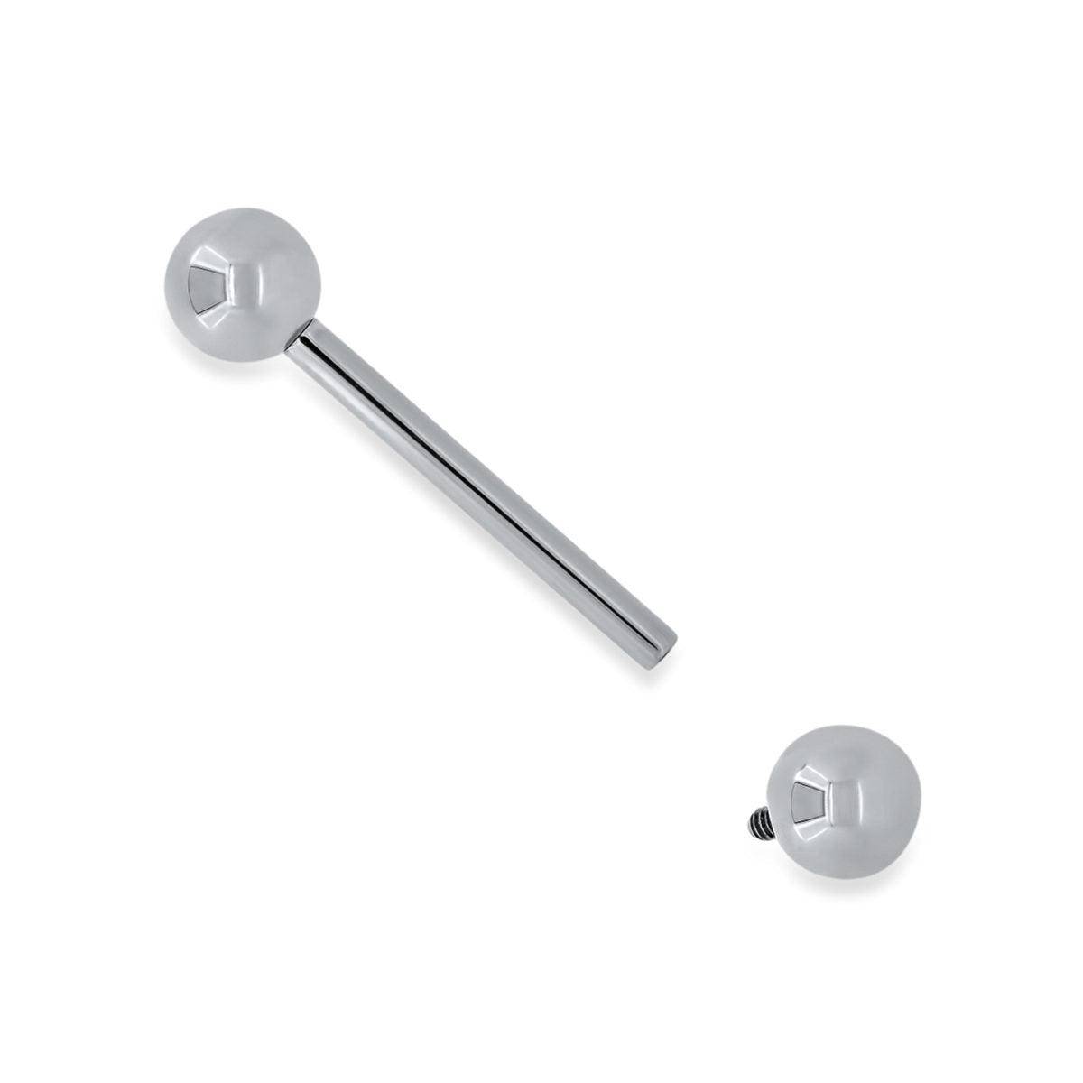 Internally Threaded Titanium Barbell - SkinKandy | Body Jewellery & Piercing Online Australia