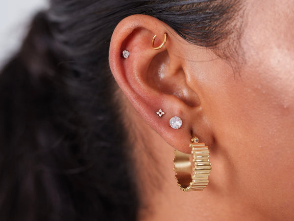 Helix piercing 101: Types, healing times and care