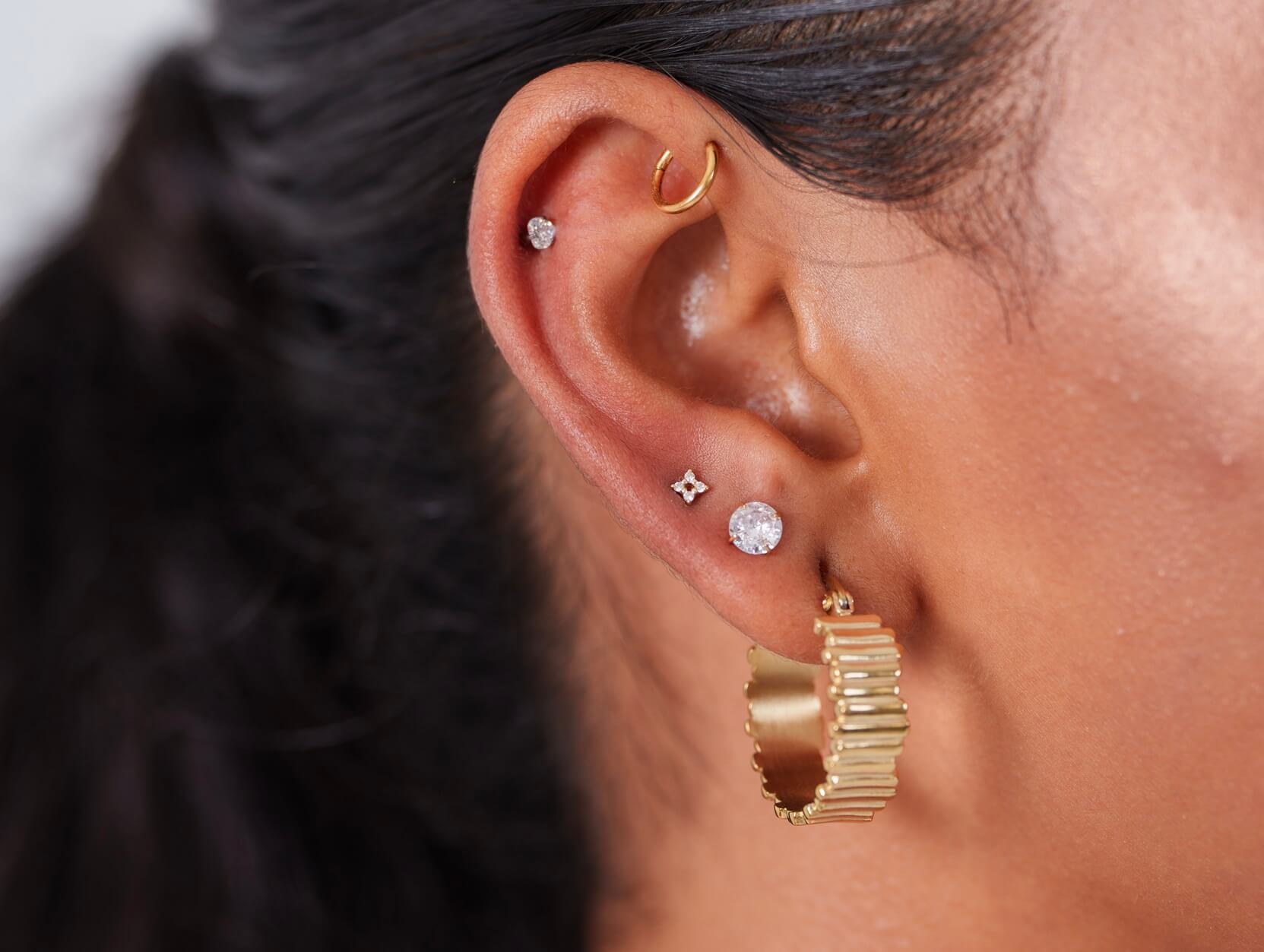 Helix Piercing Guide: Types, Cost, Aftercare & Jewellery | SkinKandy AU