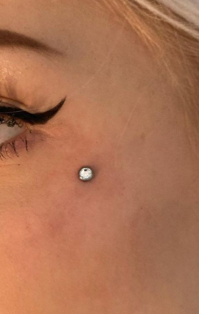 Dermal Piercings: what to expect, care tips and jewellery options.