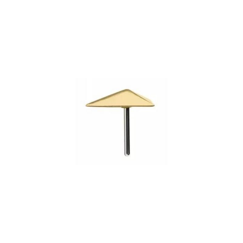 14KT Gold Threadless Pyramid Top - SkinKandy | Body Jewellery & Piercing Online Australia