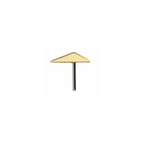 14KT Gold Threadless Pyramid Top