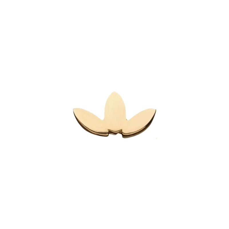14K Solid Gold Threadless Lotus Top - SkinKandy | Body Jewellery & Piercing Online Australia