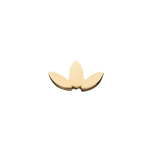 14K Solid Gold Threadless Lotus Top - SkinKandy | Body Jewellery & Piercing Online Australia