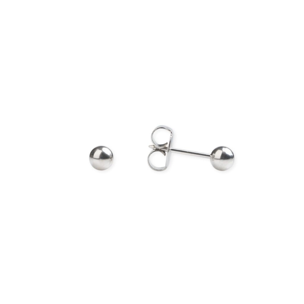14K White Gold Ball Piercing - SkinKandy | Body Jewellery & Piercing Online Australia