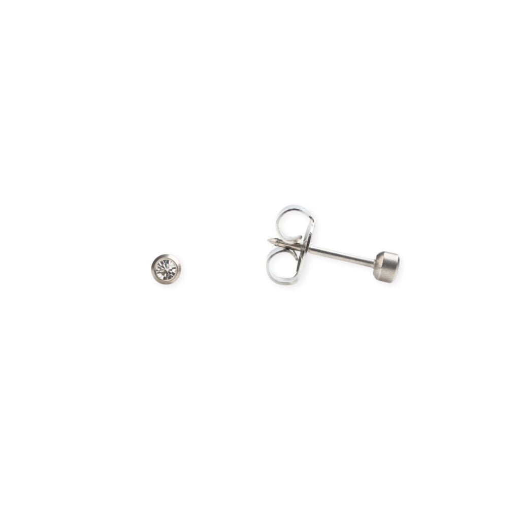 Titanium Bezel Crystal Piercing - SkinKandy | Body Jewellery & Piercing Online Australia