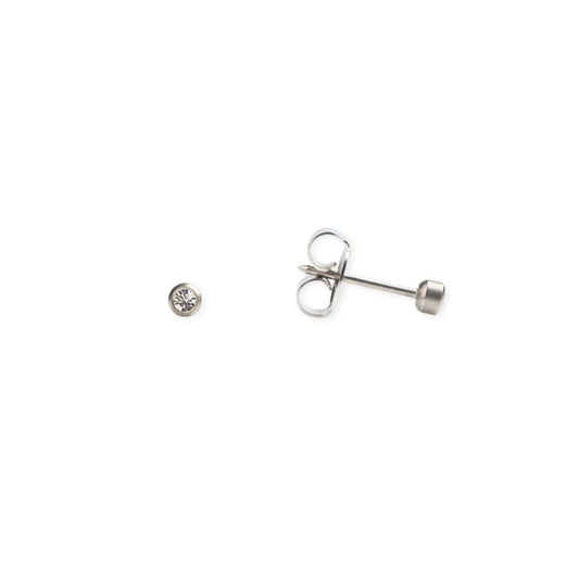 Titanium Bezel Crystal Piercing - SkinKandy | Body Jewellery & Piercing Online Australia