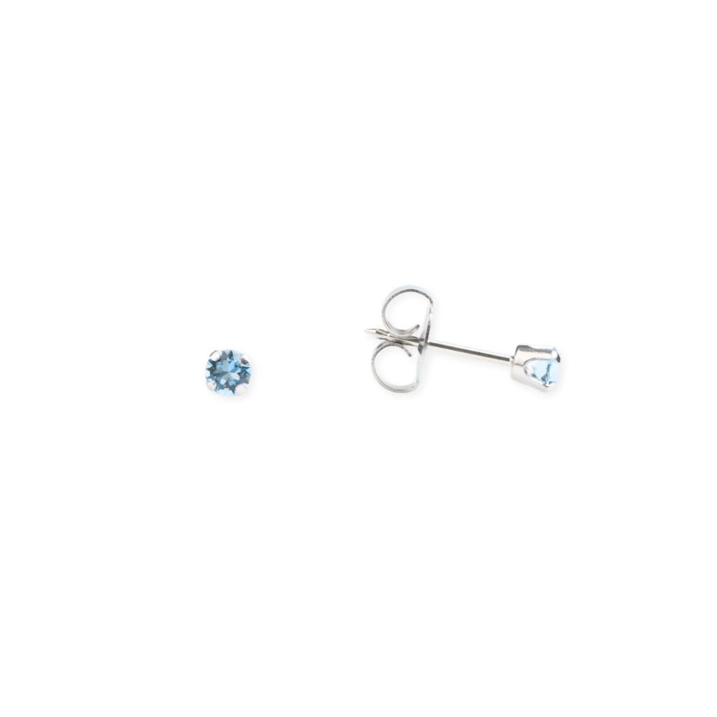 14K White Gold Cubic Zirconia Piercing - SkinKandy | Body Jewellery & Piercing Online Australia