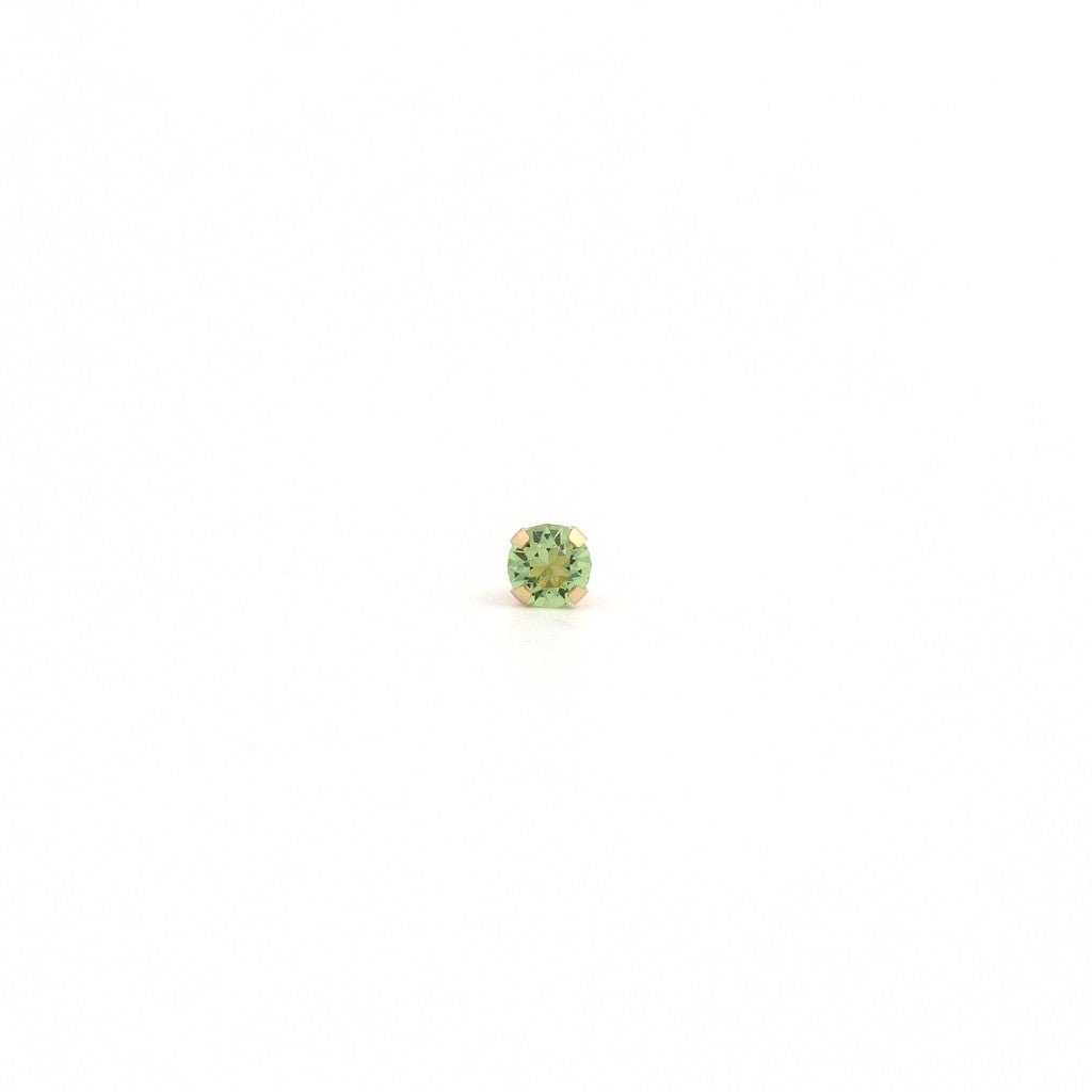 14K Solid Gold Cubic Zirconia Piercing - SkinKandy | Body Jewellery & Piercing Online Australia
