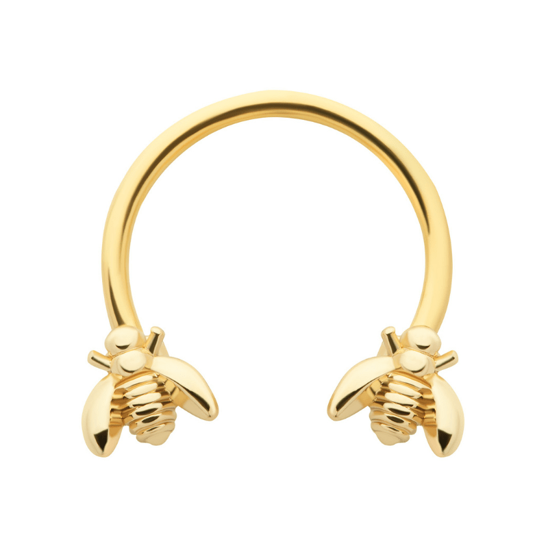 Bee Horseshoe - SkinKandy | Body Jewellery & Piercing Online Australia