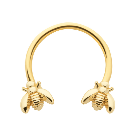 Bee Horseshoe - SkinKandy | Body Jewellery & Piercing Online Australia