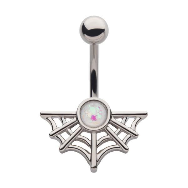 Spider Web Navel Bar
