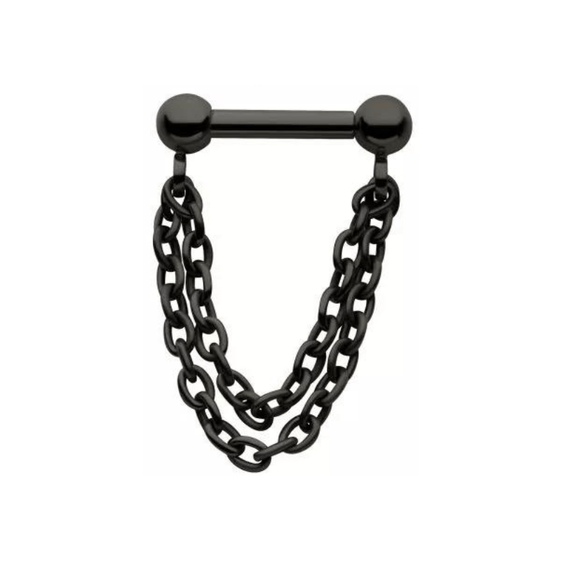 Titanium Threadless Two Tier Chain Segment