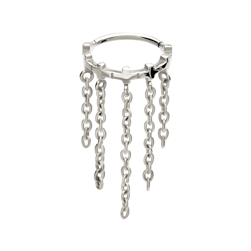 Cross Cut Five Chain Segment - SkinKandy | Body Jewellery & Piercing Online Australia