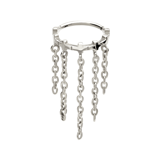 Cross Cut Five Chain Segment - SkinKandy | Body Jewellery & Piercing Online Australia