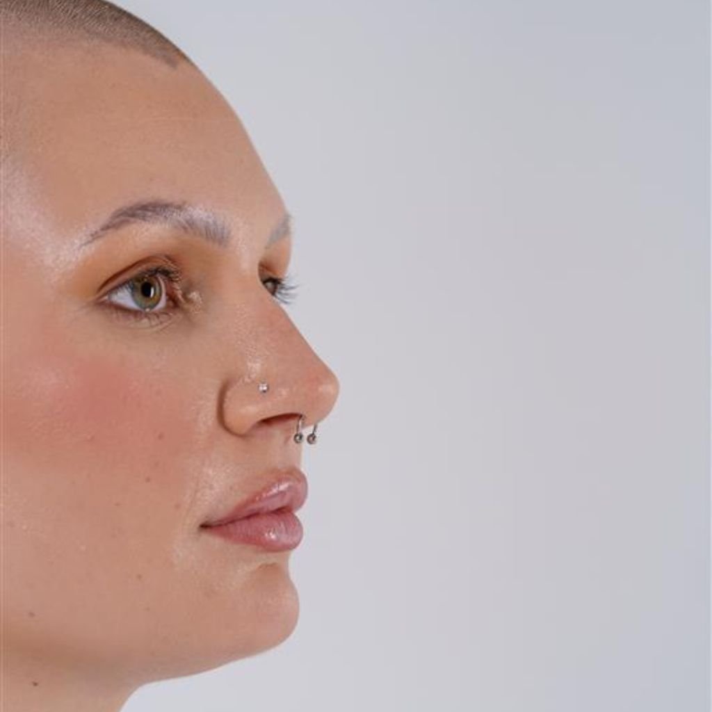 Titanium CZ Paved Horseshoe - SkinKandy | Body Jewellery & Piercing Online Australia