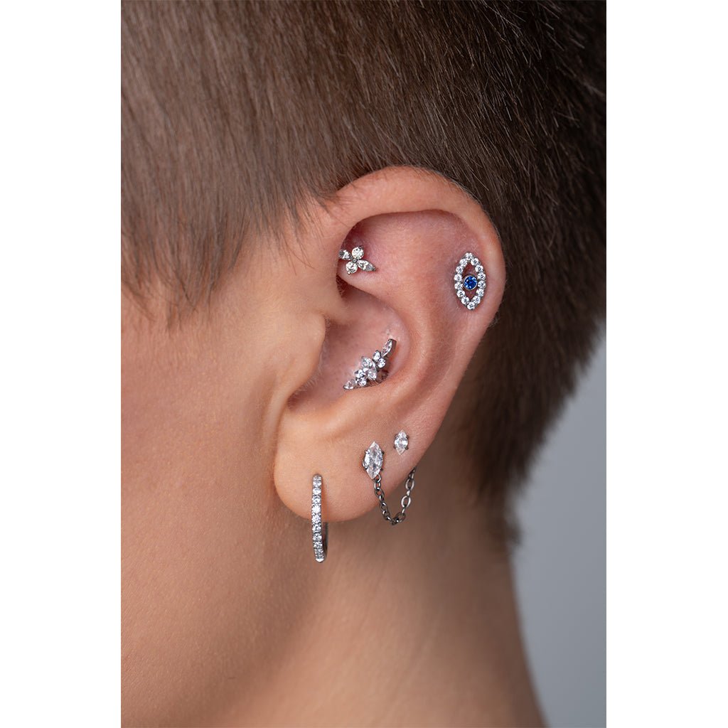 Titanium Single Chain Earring Connector - SkinKandy | Body Jewellery & Piercing Online Australia