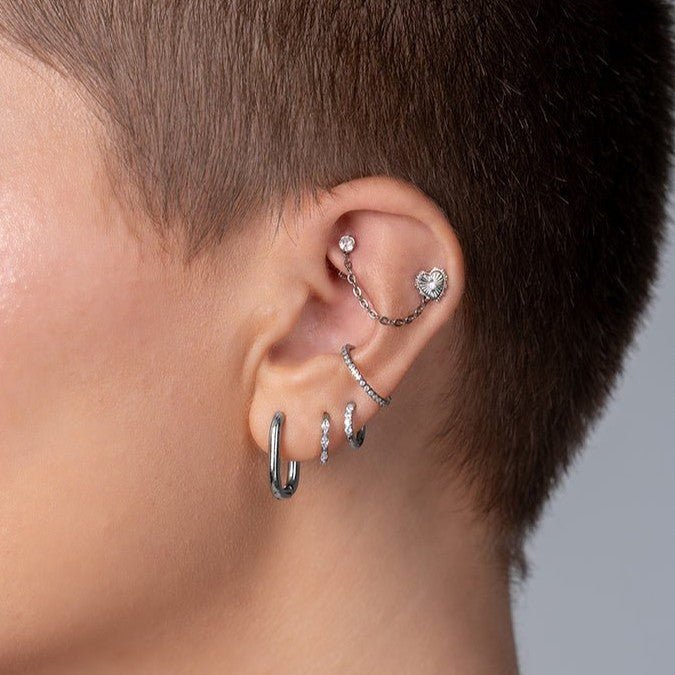 Titanium Single Chain Connector - SkinKandy | Body Jewellery & Piercing Online Australia