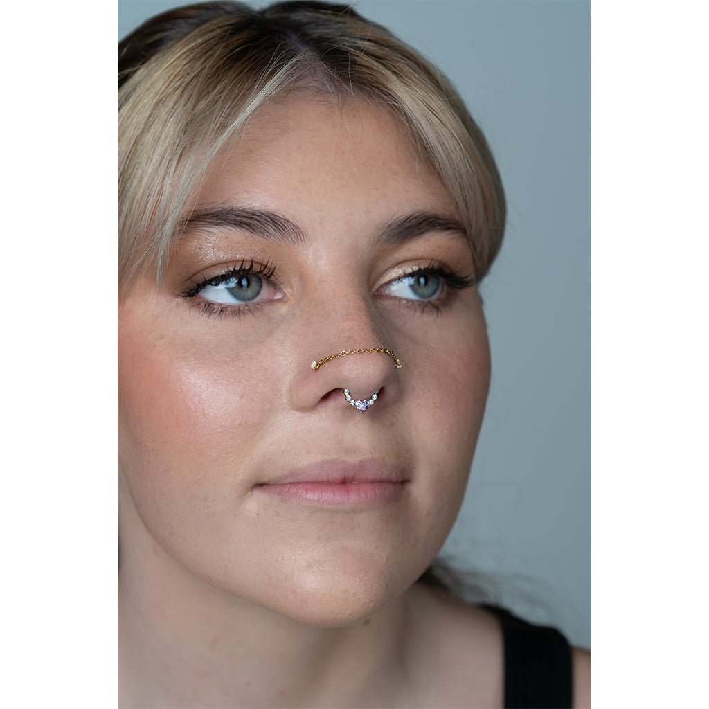 Titanium Single Chain Earring Connector - SkinKandy | Body Jewellery & Piercing Online Australia