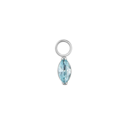 Titanium Marquis Cubic Zirconia Earring Charm - SkinKandy | Body Jewellery & Piercing Online Australia