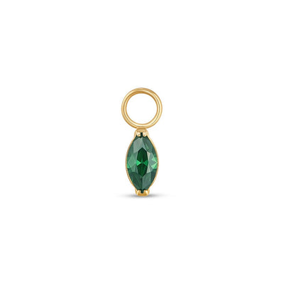 Titanium Marquis Cubic Zirconia Earring Charm - SkinKandy | Body Jewellery & Piercing Online Australia