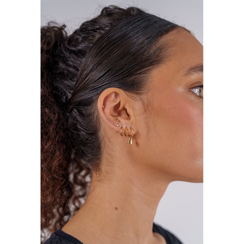 Titanium Padlock Earring Charm - SkinKandy | Body Jewellery & Piercing Online Australia