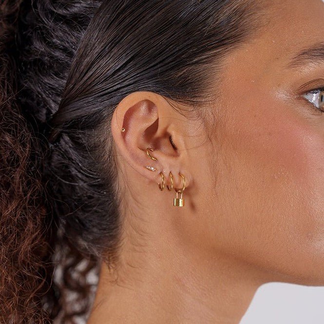 Titanium Padlock Charm - SkinKandy | Body Jewellery & Piercing Online Australia