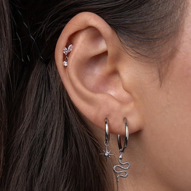 Ribbed Snake Charm - SkinKandy | Body Jewellery & Piercing Online Australia