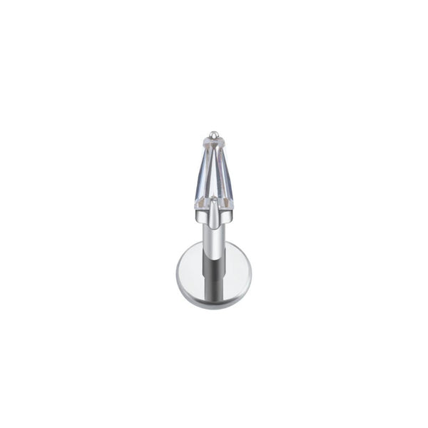 Titanium Flatback with Chip Cubic Zirconia