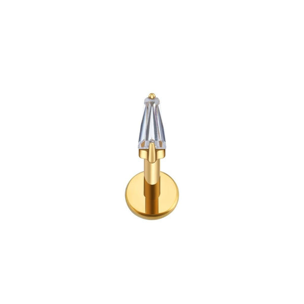 Titanium Flatback with Chip Cubic Zirconia