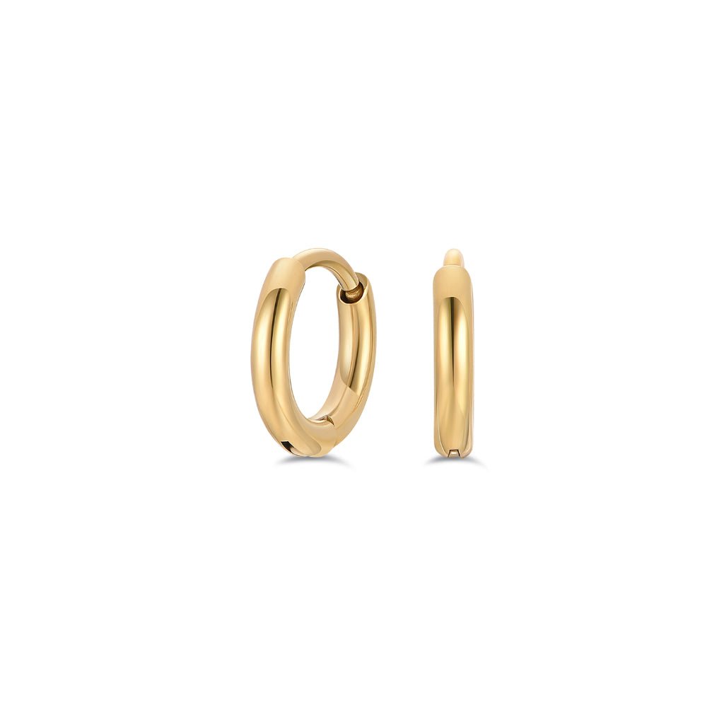 Titanium Classic Slim Hoop Earrings - SkinKandy | Body Jewellery & Piercing Online Australia