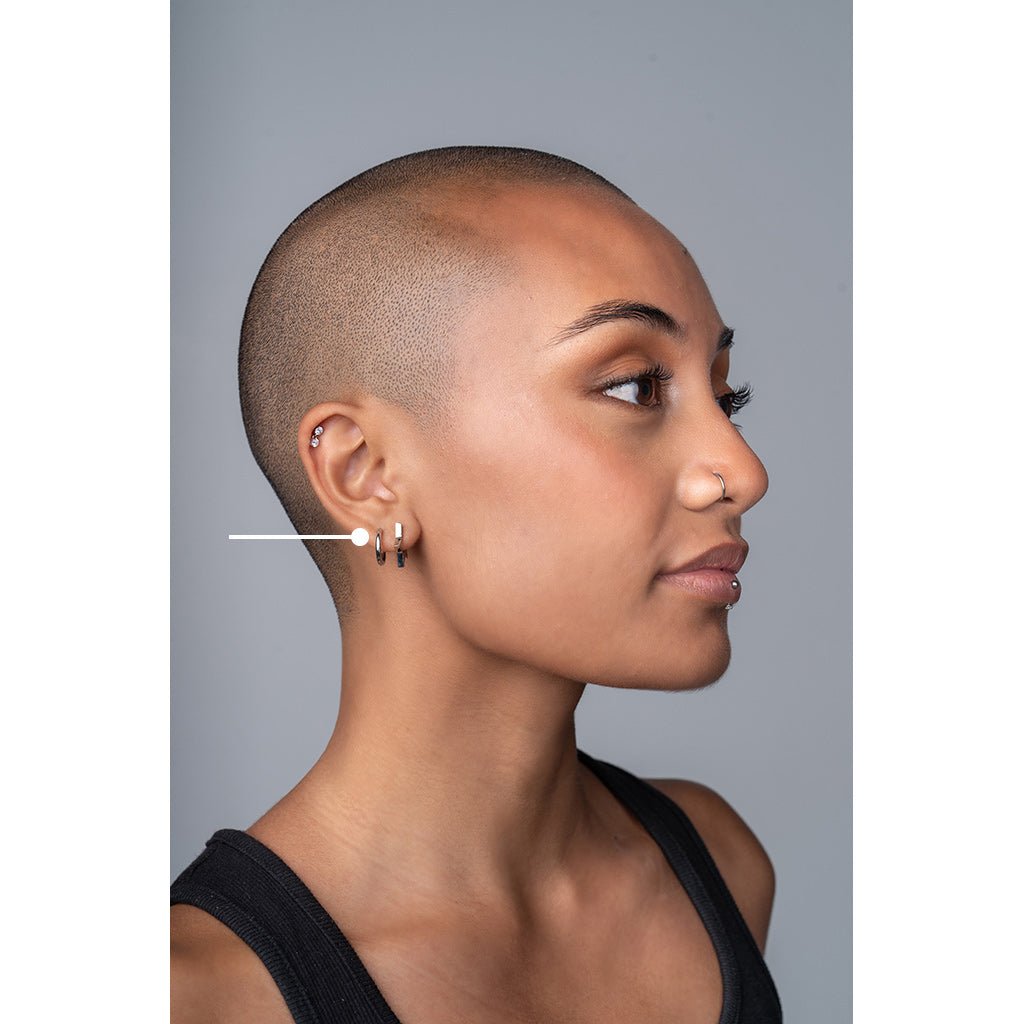 Titanium Classic Bold Hoop Earrings - SkinKandy | Body Jewellery & Piercing Online Australia