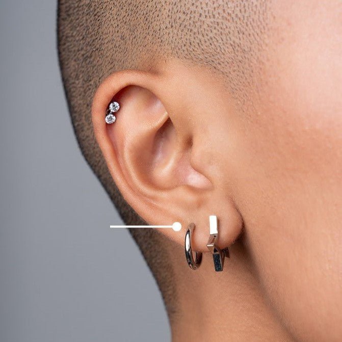 Titanium Classic Bold Hoop Earrings - SkinKandy | Body Jewellery & Piercing Online Australia