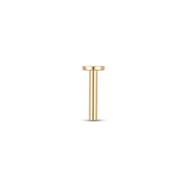 14K Solid Gold Guided Internally Threaded Post