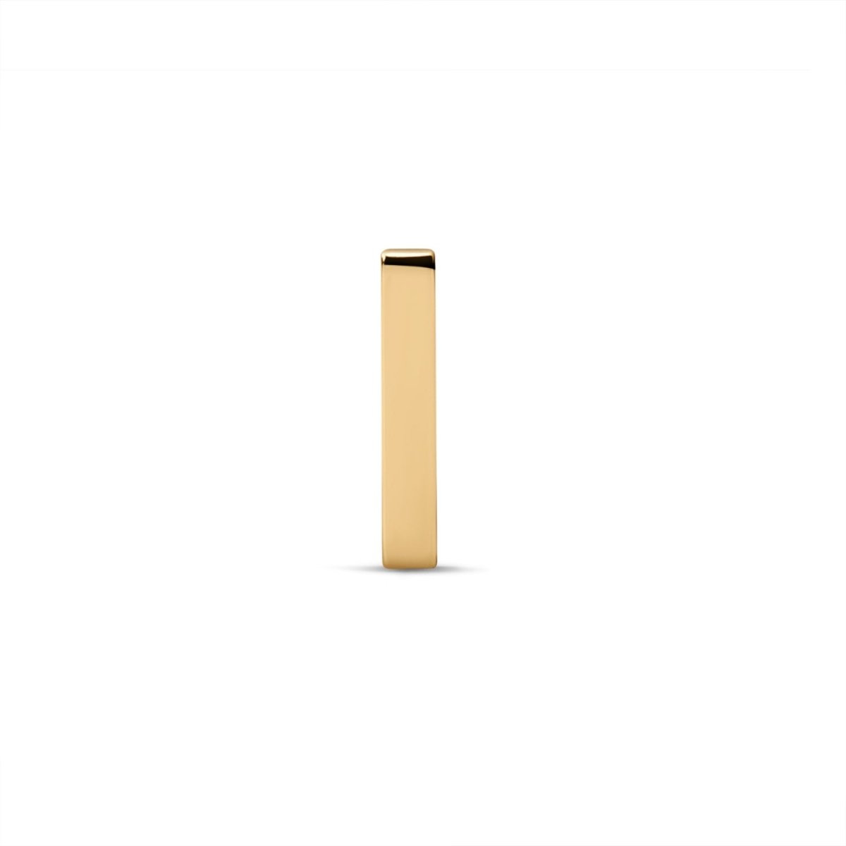 14K Solid Gold Guided Internally Threaded Top Plain Bar 6mm - SkinKandy | Body Jewellery & Piercing Online Australia