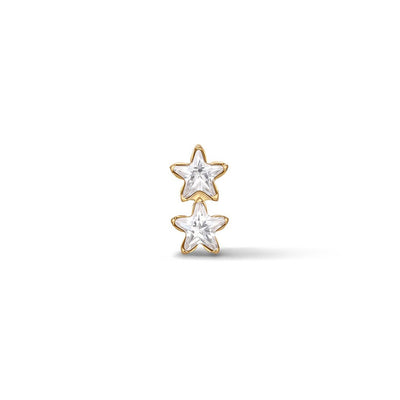 Titanium Two - Star Cubic Zirconia Flatback - SkinKandy | Body Jewellery & Piercing Online Australia