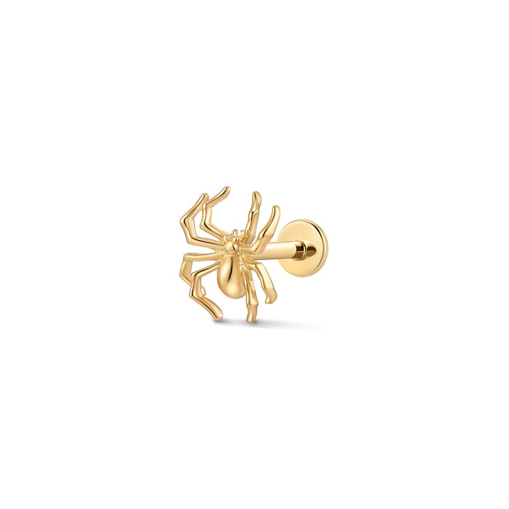 Titanium Spider Flatback - SkinKandy | Body Jewellery & Piercing Online Australia