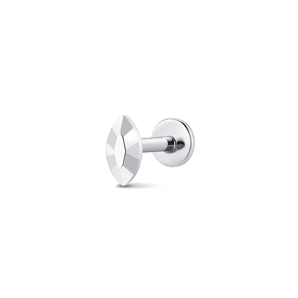 Titanium Faceted Marquis Flatback - SkinKandy | Body Jewellery & Piercing Online Australia