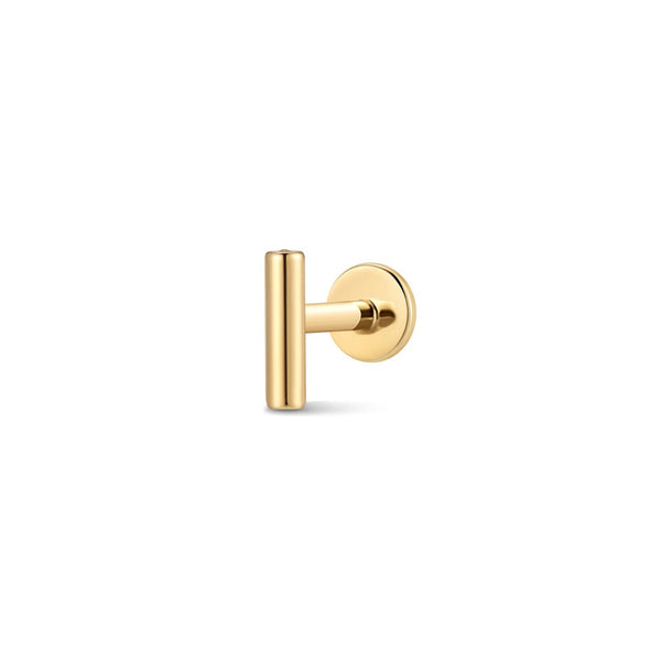 Titanium Flatback Straight Bar 6mm