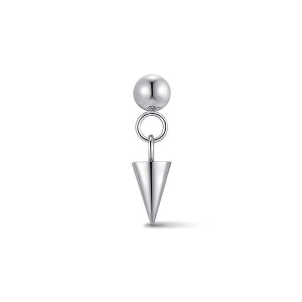 316L Stainless Steel Spear Dangle Internally Threaded Ballback